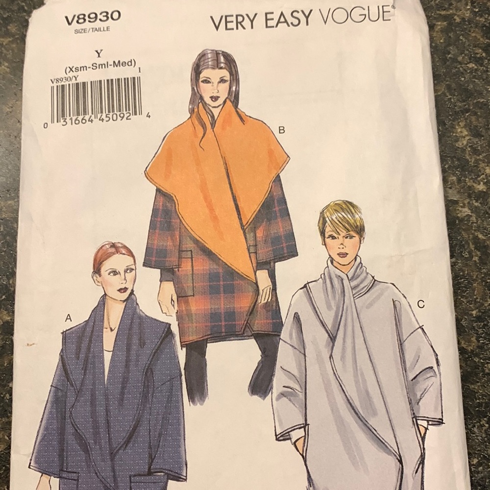 Vogue pattern + "Vogue"label